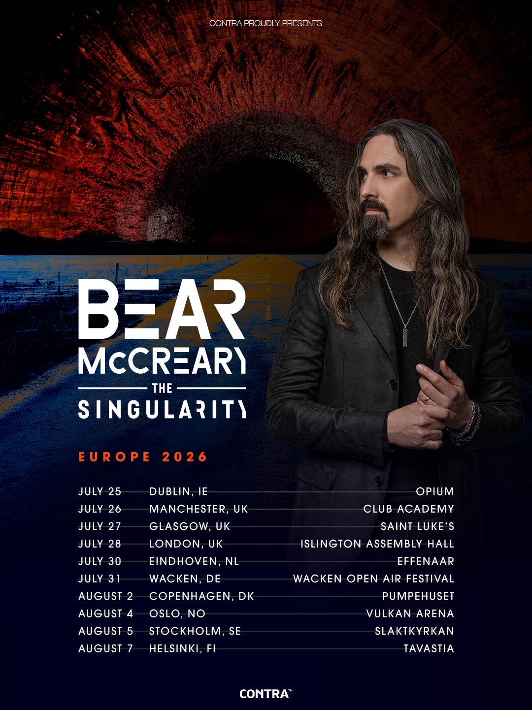 Bear McCreary announces European Concert Tour for Summer 2026