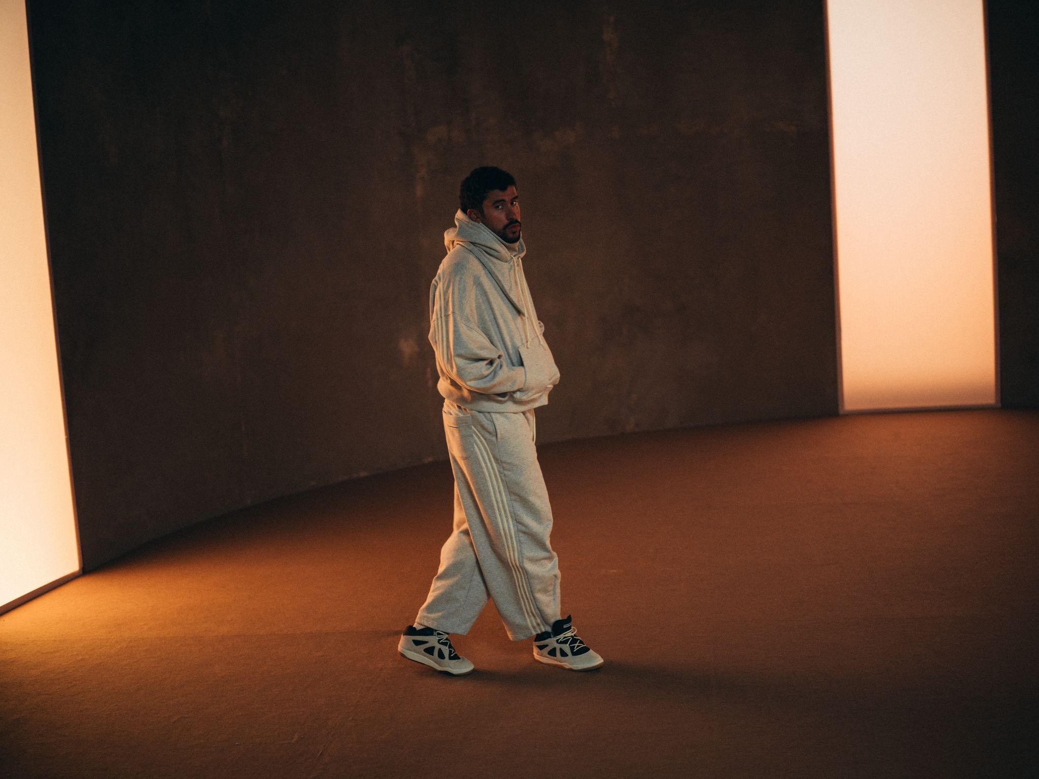 adidas and Bad Bunny’s Signature BadBo 1.0 Returns in Beige and Black with an Apparel Capsule Collection